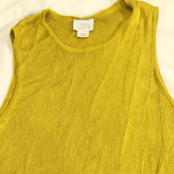 ANN TAYLOR LOFT Sleeveless Top & Sweater Set Sz LG - Picture 1 of 16